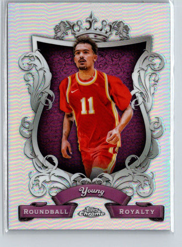 2023-24 Topps Chrome #RR-21 Trae Young Roundball Royalty K59