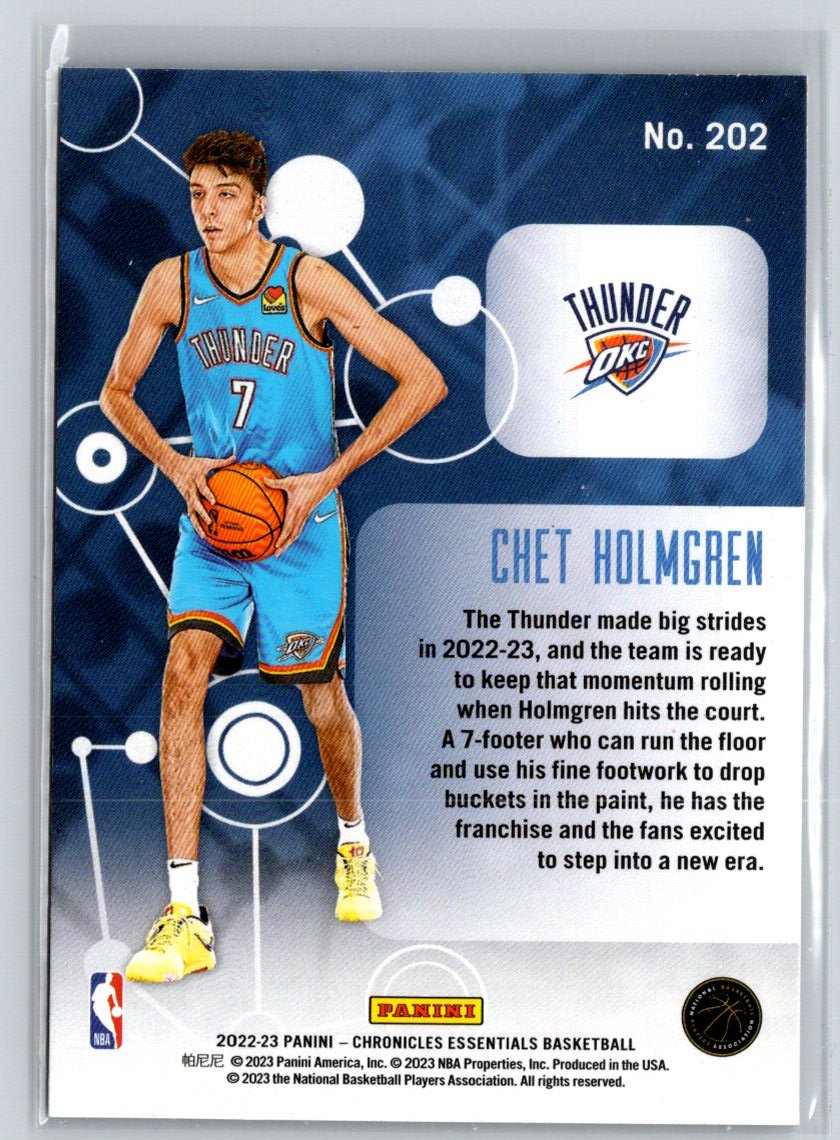 2022-23 Panini Chronicles #202 Chet Holmgren K59