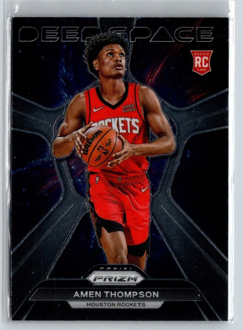 2023-24 Panini Prizm #4 Amen Thompson Deep Space K59