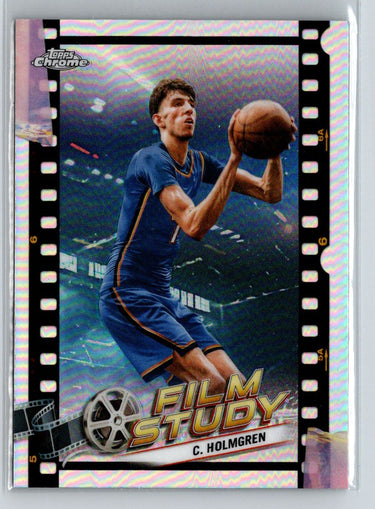 2024-25 Topps Chrome - Film Study Refractor #FS-12 Chet Holmgren K60