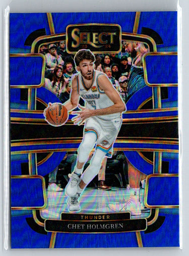 2023-24 Panini Select #41 Chet Holmgren Silver Prizms K60