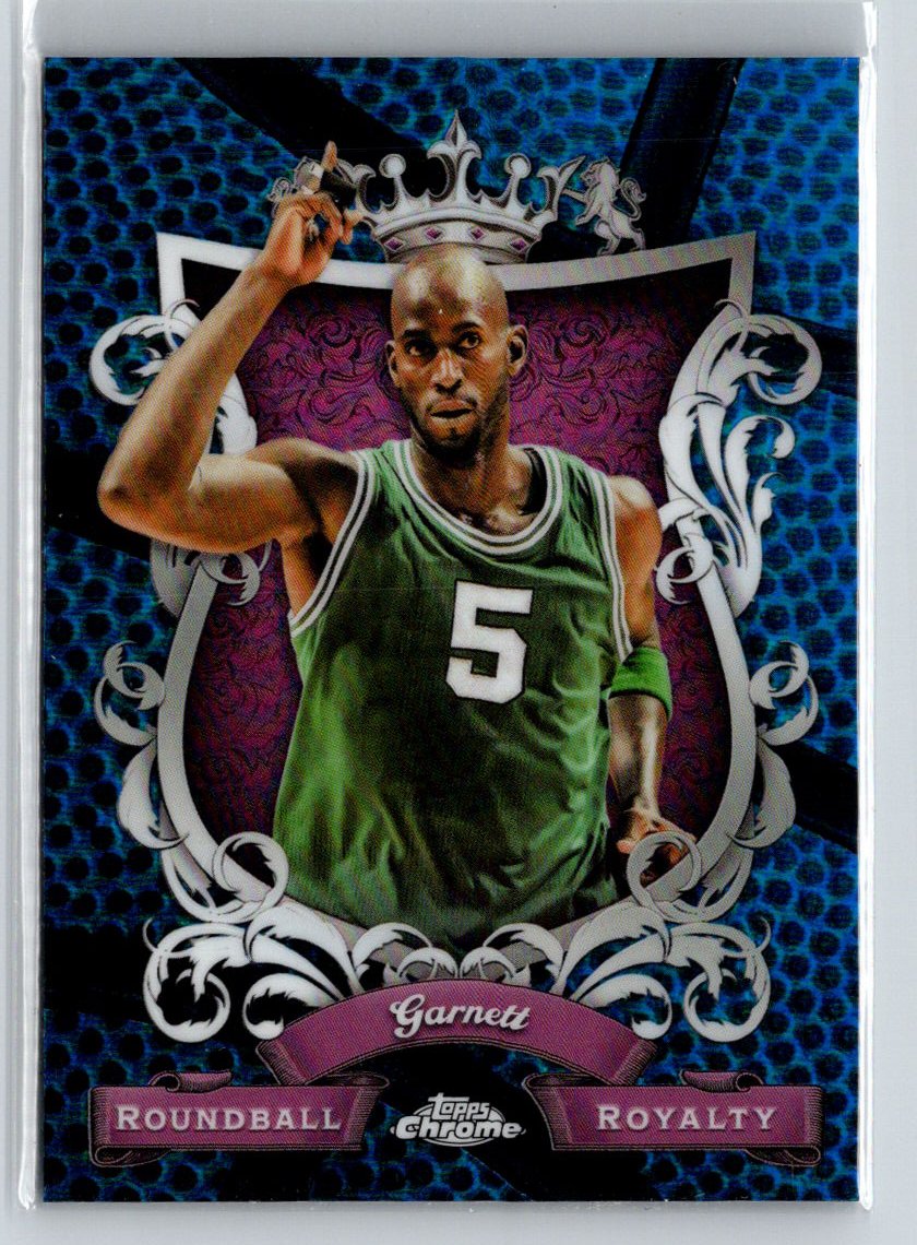2023-24 Topps Chrome #RR-6 Kevin Garnett Roundball Royalty Refractor Blue K60