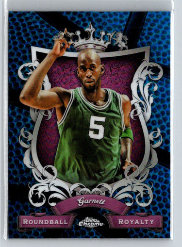 2023-24 Topps Chrome #RR-6 Kevin Garnett Roundball Royalty Refractor Blue K60