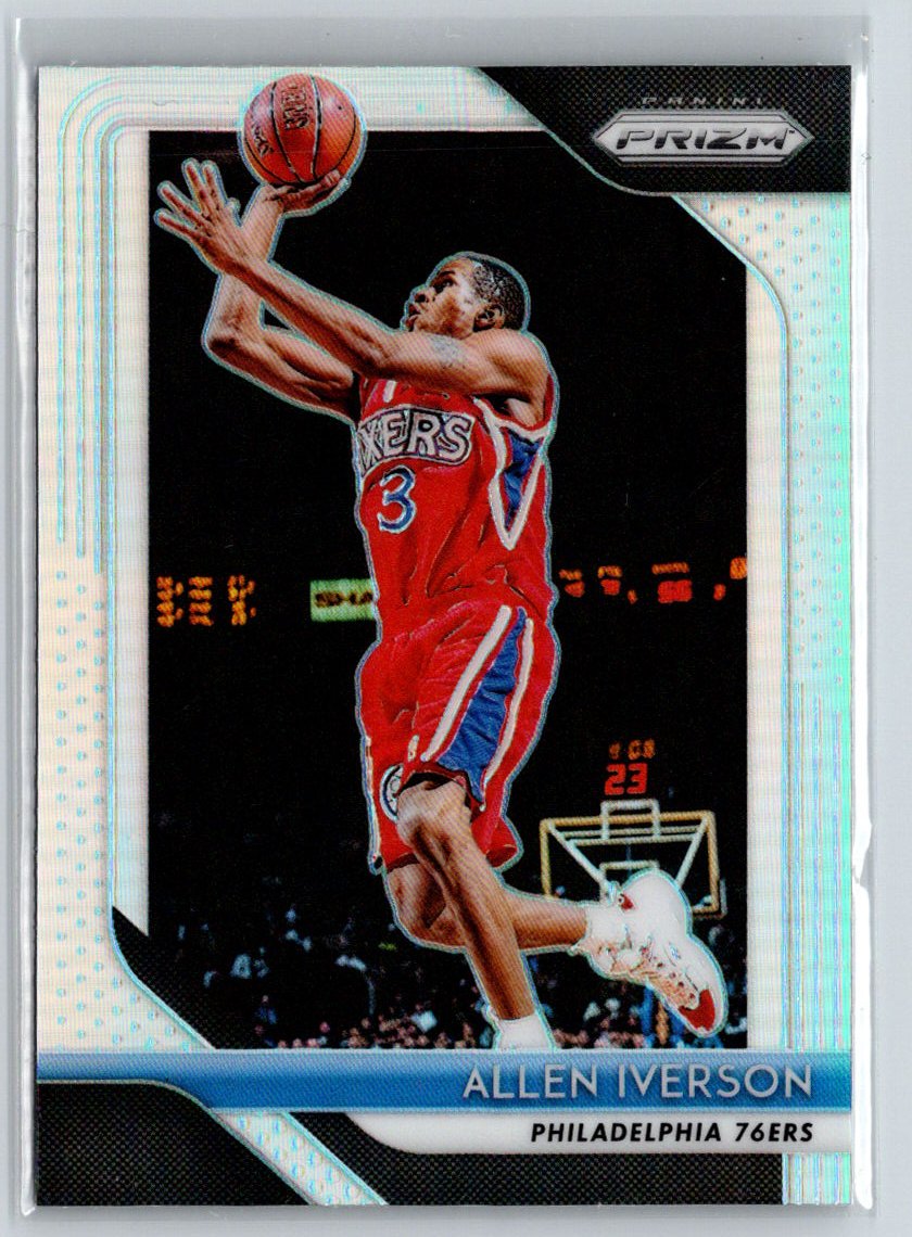 2018-19 Panini Prizm #45 Allen Iverson Prizms Silver K61