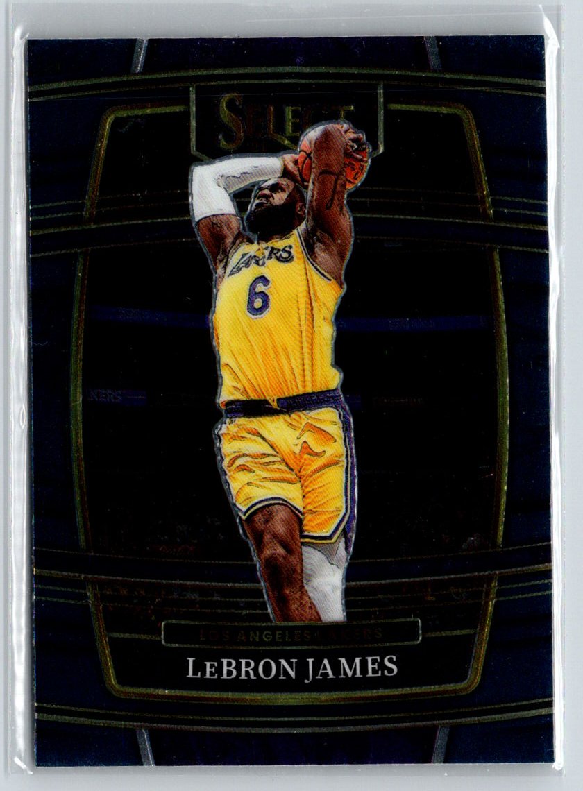 2021-22 Panini Select #100 LeBron James Blue (Retail Base) K62