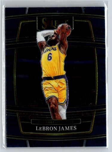 2021-22 Panini Select #100 LeBron James Blue (Retail Base) K62