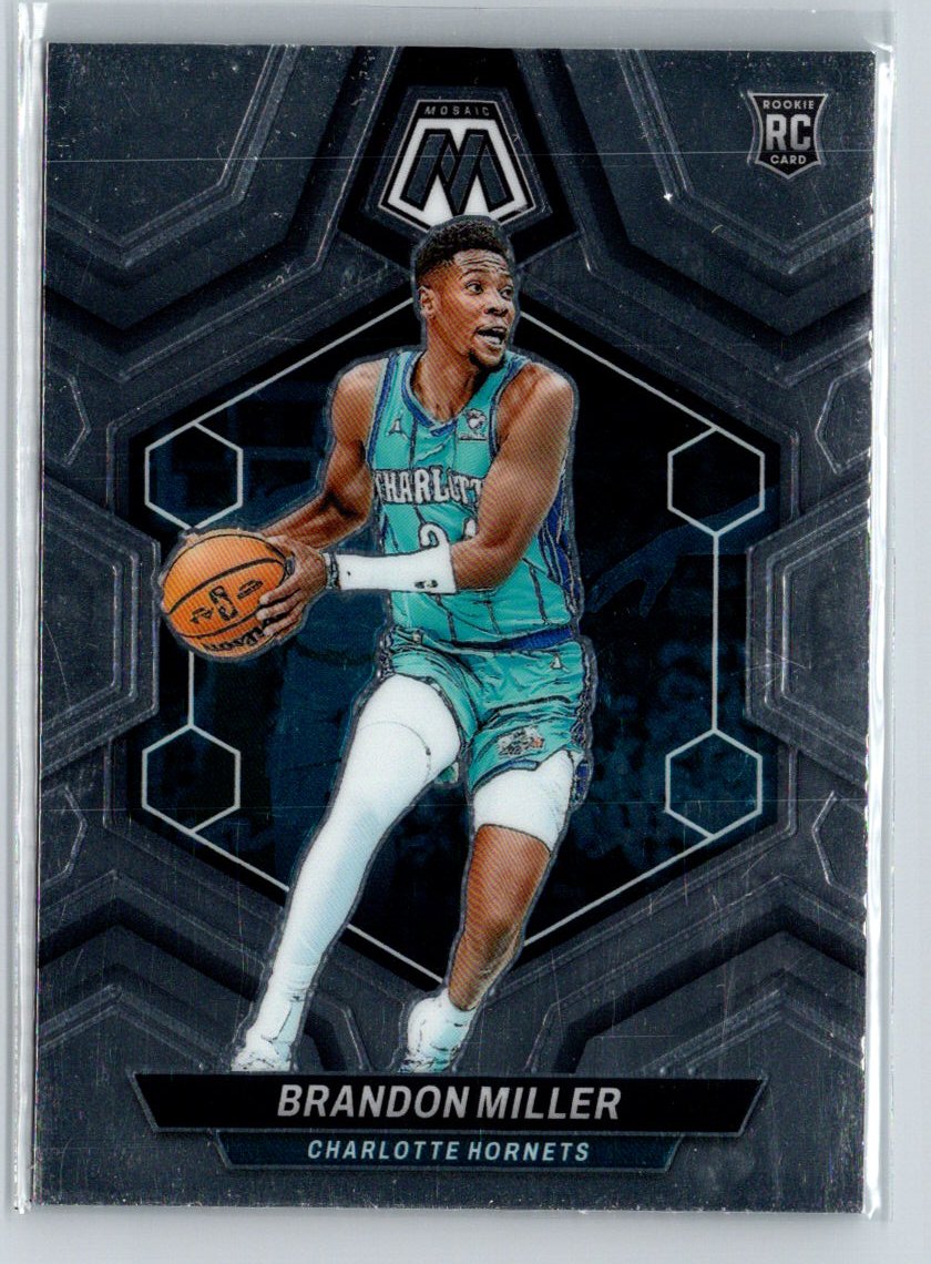 2023-24 Panini Mosaic #202 Brandon Miller K63