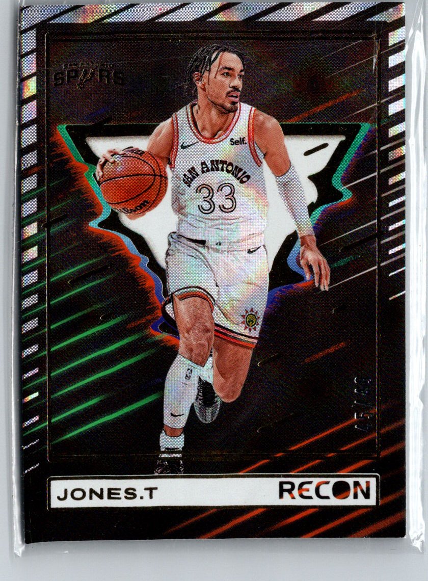 2023-24 Panini Recon #190 Tre Jones Holo Effect #/49 K63