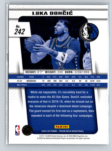 2024-25 Panini Prizm Deca #242 Luka Doncic K64