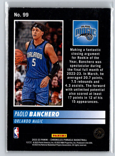 2022-23 Panini Chronicles #99 Paolo Banchero K64