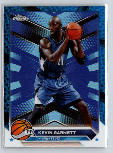 2023-24 Topps Chrome #64 Kevin Garnett Blue Basketball Refractors K65