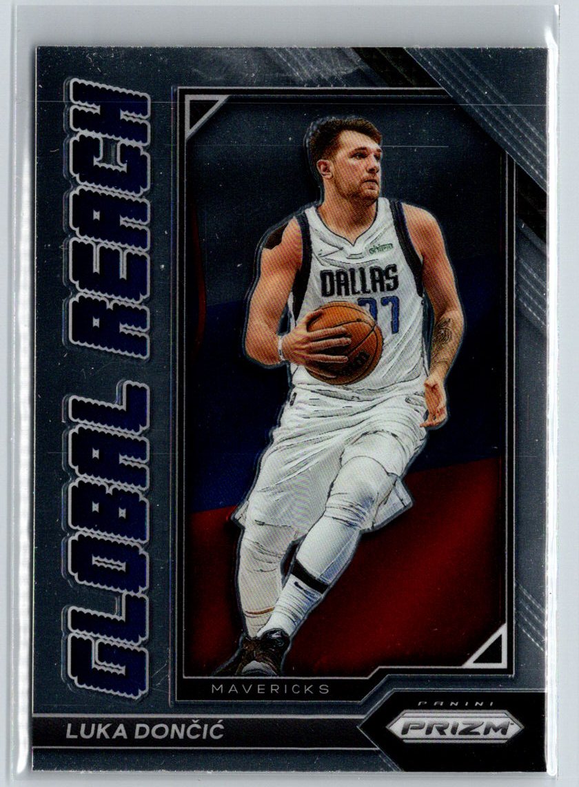 2022-23 Panini Prizm #10 Luka Doncic Global Reach K67