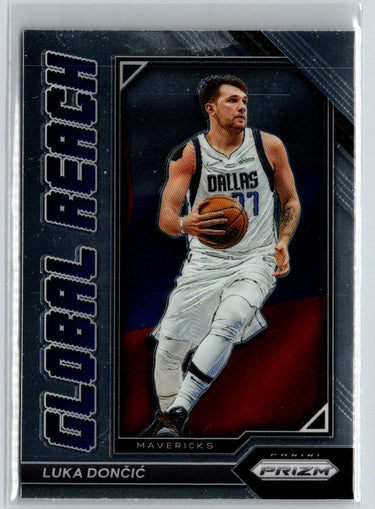 2022-23 Panini Prizm #10 Luka Doncic Global Reach K67