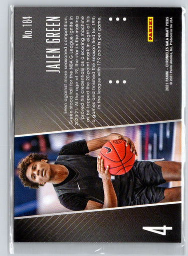 2021 Panini Chronicles Draft Picks #184 Jalen Green K68