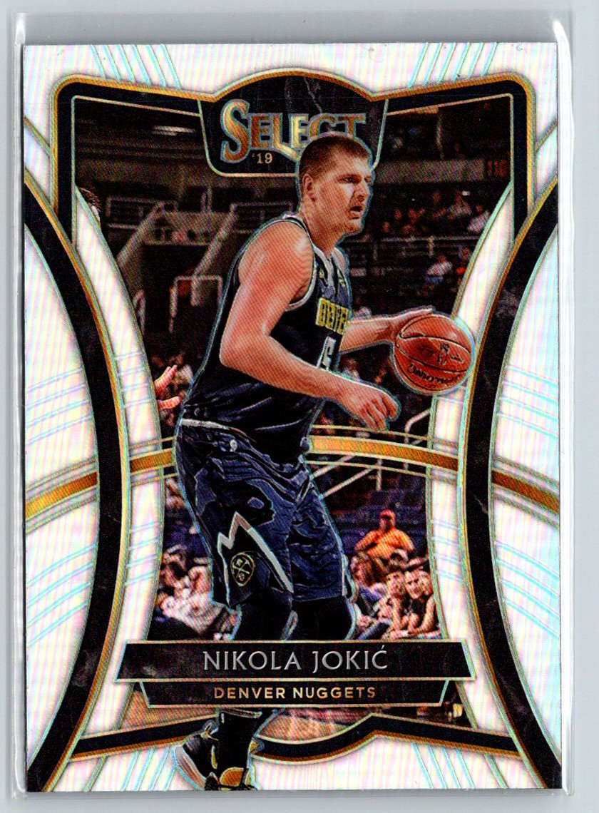 2019-20 Panini Select #107 Nikola Jokic Silver Prizms K68