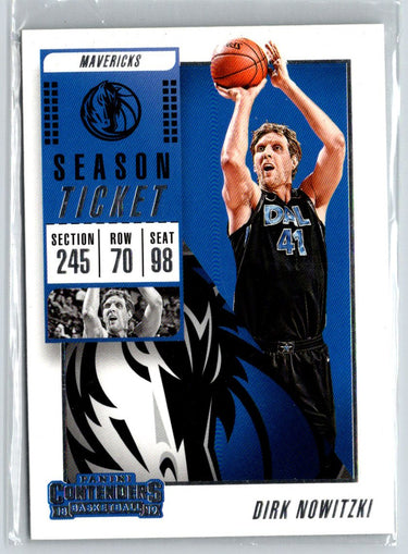 2018-19 Panini Contenders #6 Dirk Nowitzki K69