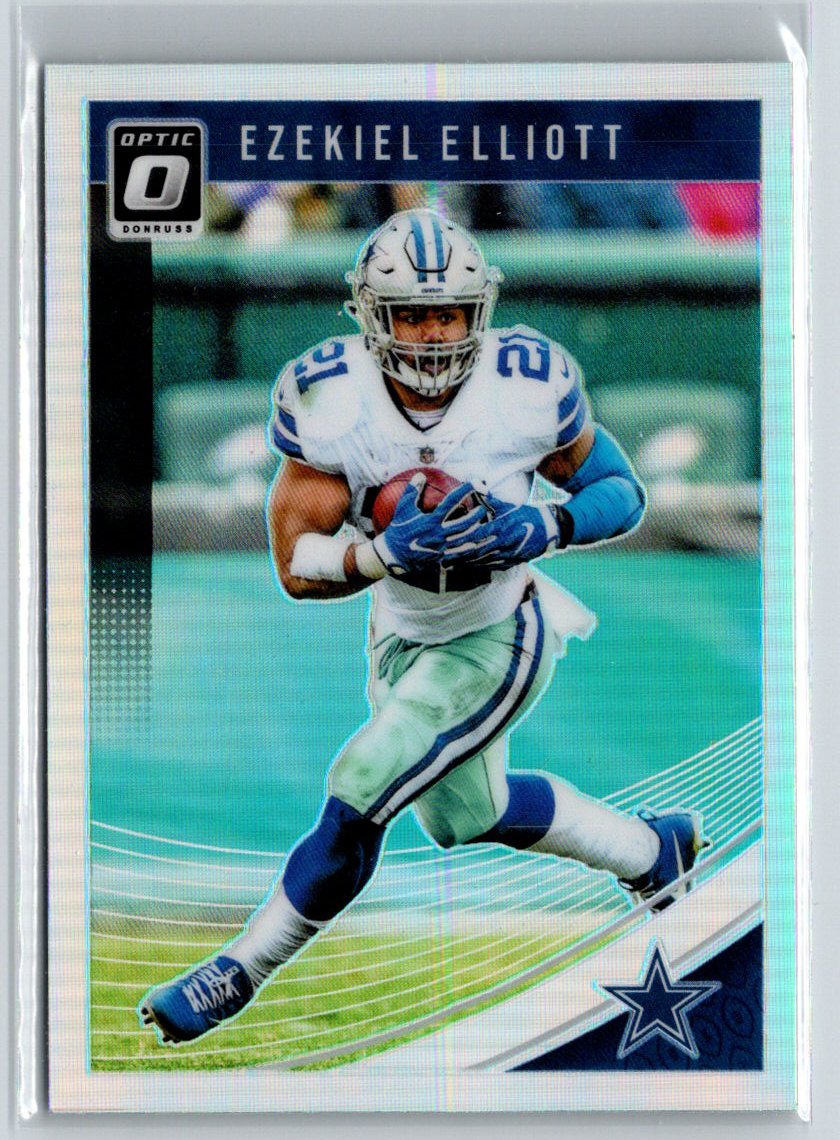 2018 Donruss Optic #28 Ezekiel Elliott Holo L01