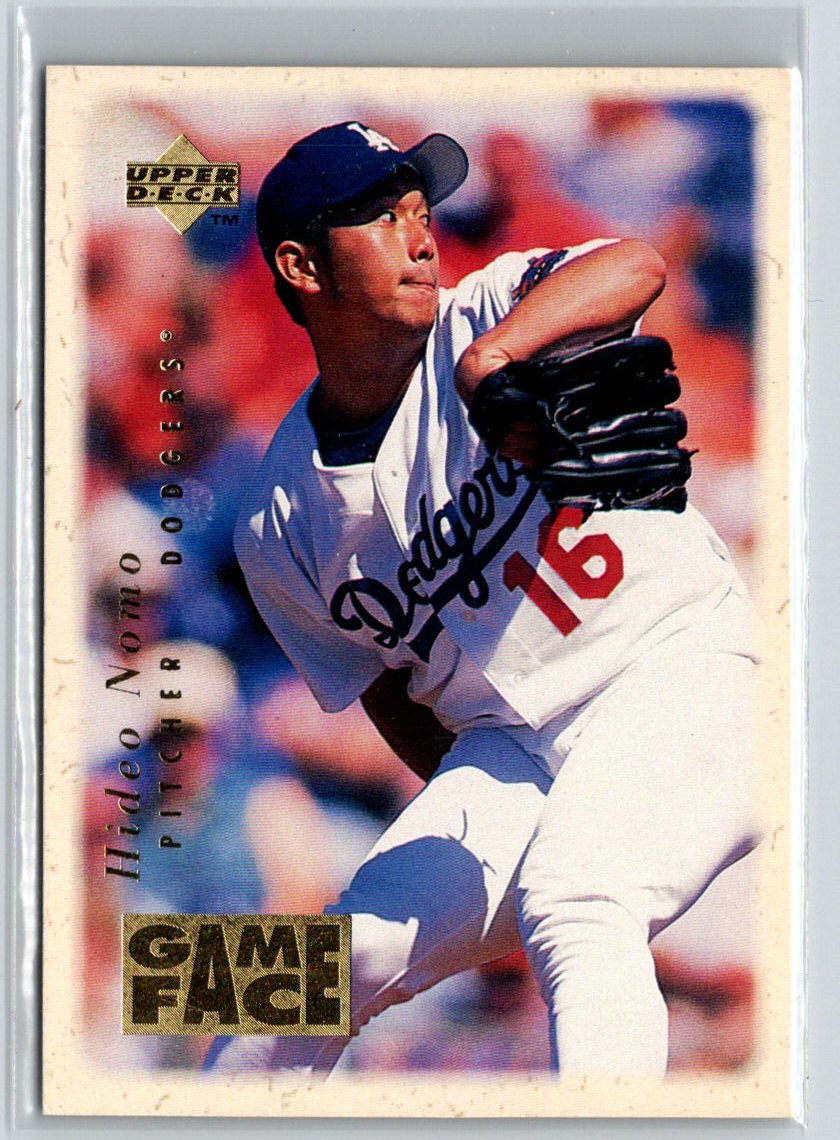 1996 Upper Deck #GF9 Hideo Nomo Game Face L01