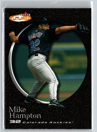 2001 Fleer Futures #122 Mike Hampton Black Gold #/499 L02