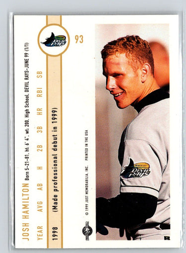 1999 Just #93 Josh Hamilton L03