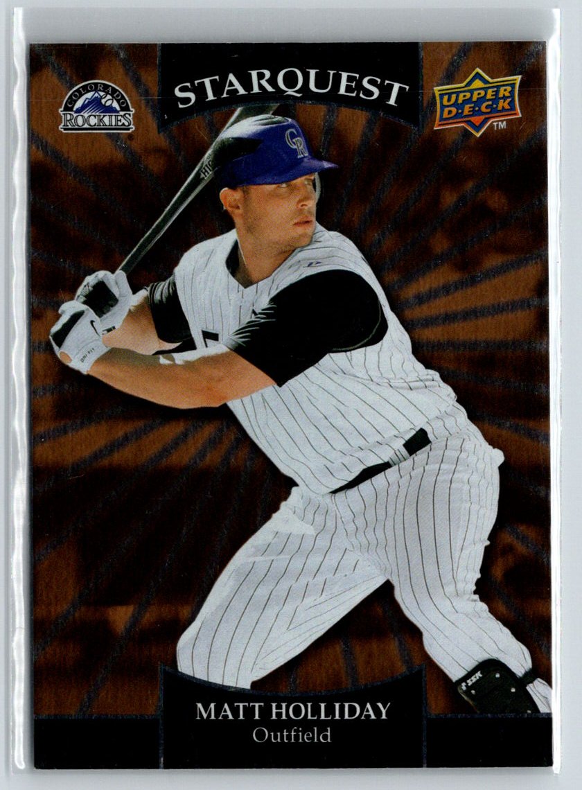 2009 Upper Deck #SQ-20 Matt Holliday StarQuest Gold Rare L03
