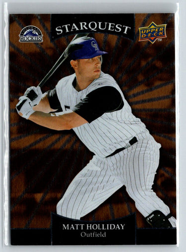 2009 Upper Deck #SQ-20 Matt Holliday StarQuest Gold Rare L03