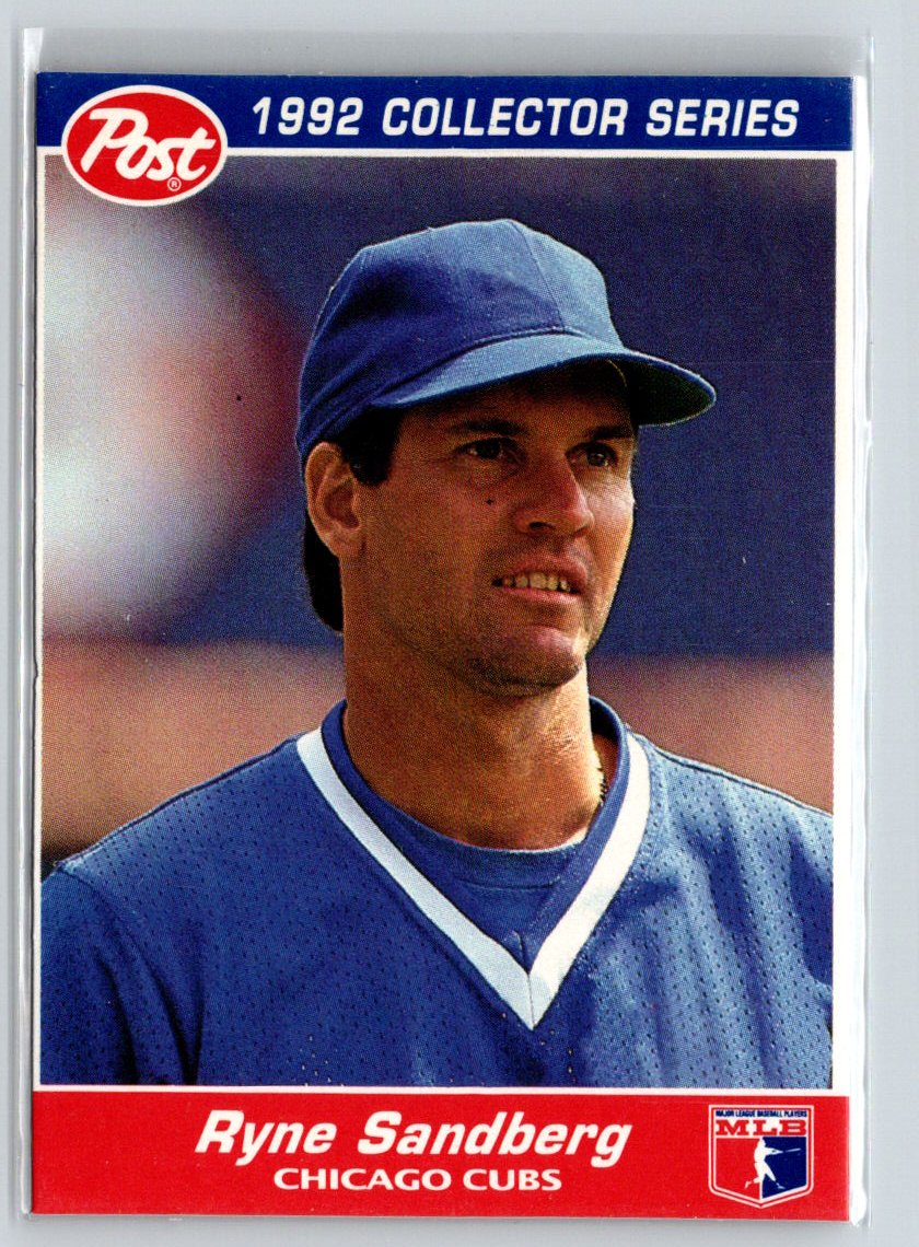 1992 Post Cereal #2 Ryne Sandberg L03