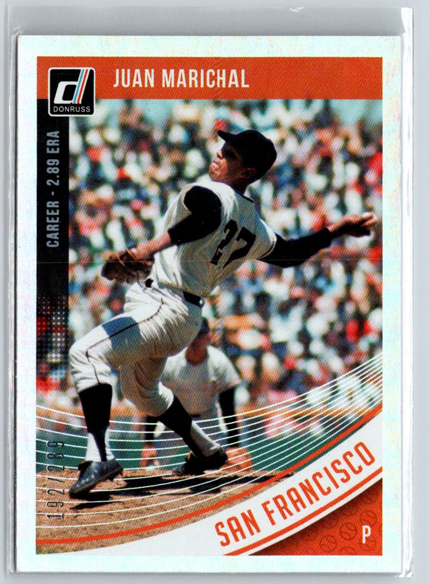 2018 Donruss #115 Juan Marichal Career Stat Line #/289 L04