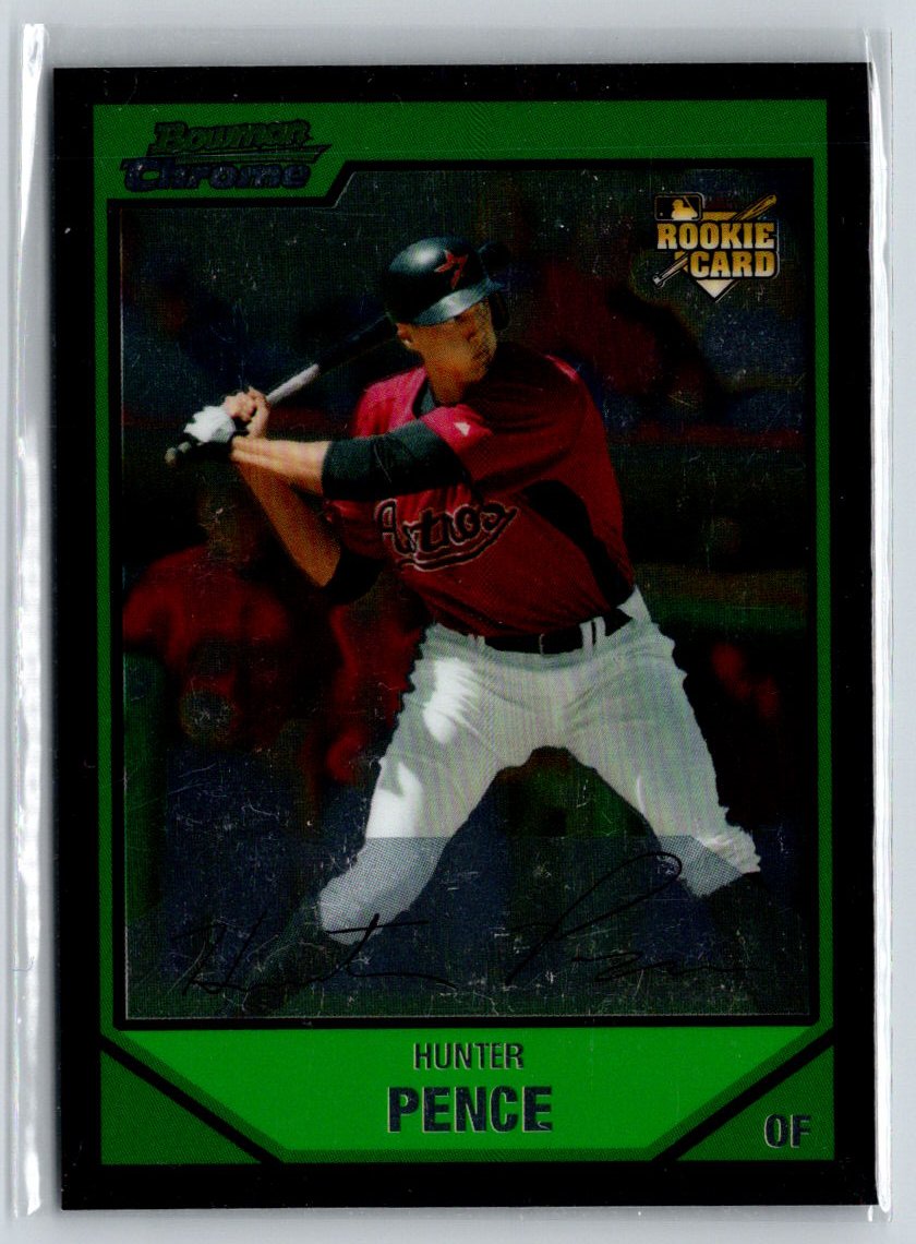 2007 Bowman Draft Picks & Prospects #BDP25 Hunter Pence Chrome L04