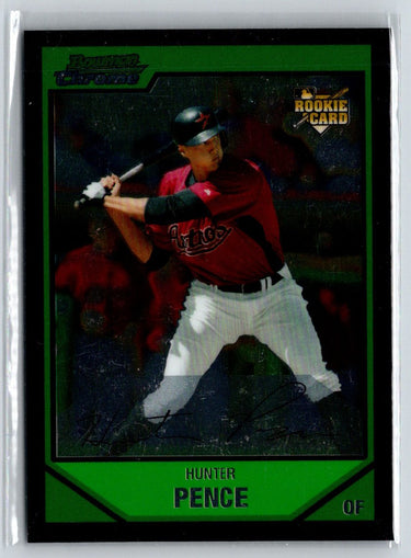 2007 Bowman Draft Picks & Prospects #BDP25 Hunter Pence Chrome L04