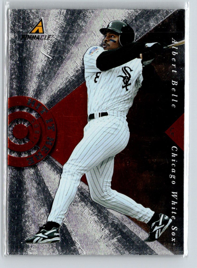 1998 Pinnacle #6 Albert Belle Hit it Here Samples L05