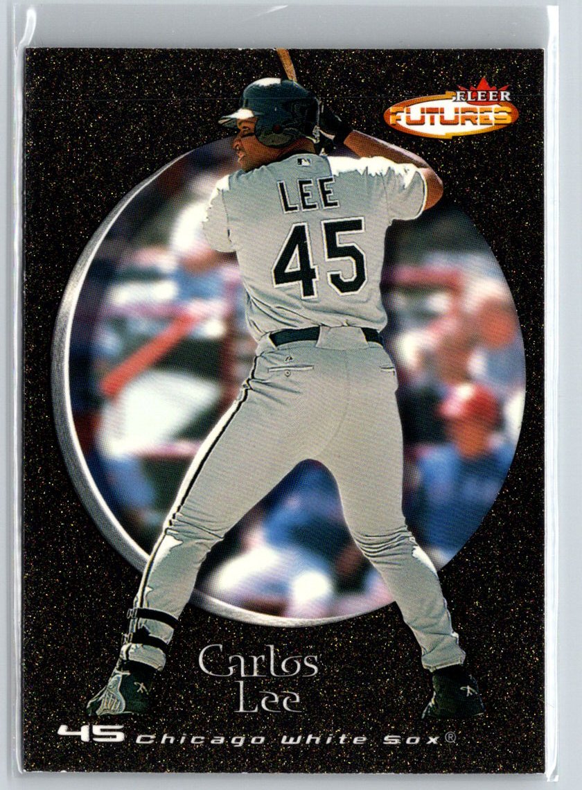 2001 Fleer Futures #38 Carlos Lee Black Gold #/499 L05