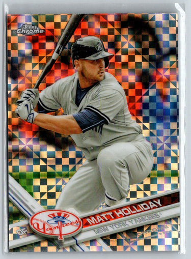 2017 Topps Chrome #3 Matt Holliday X-Fractor L05