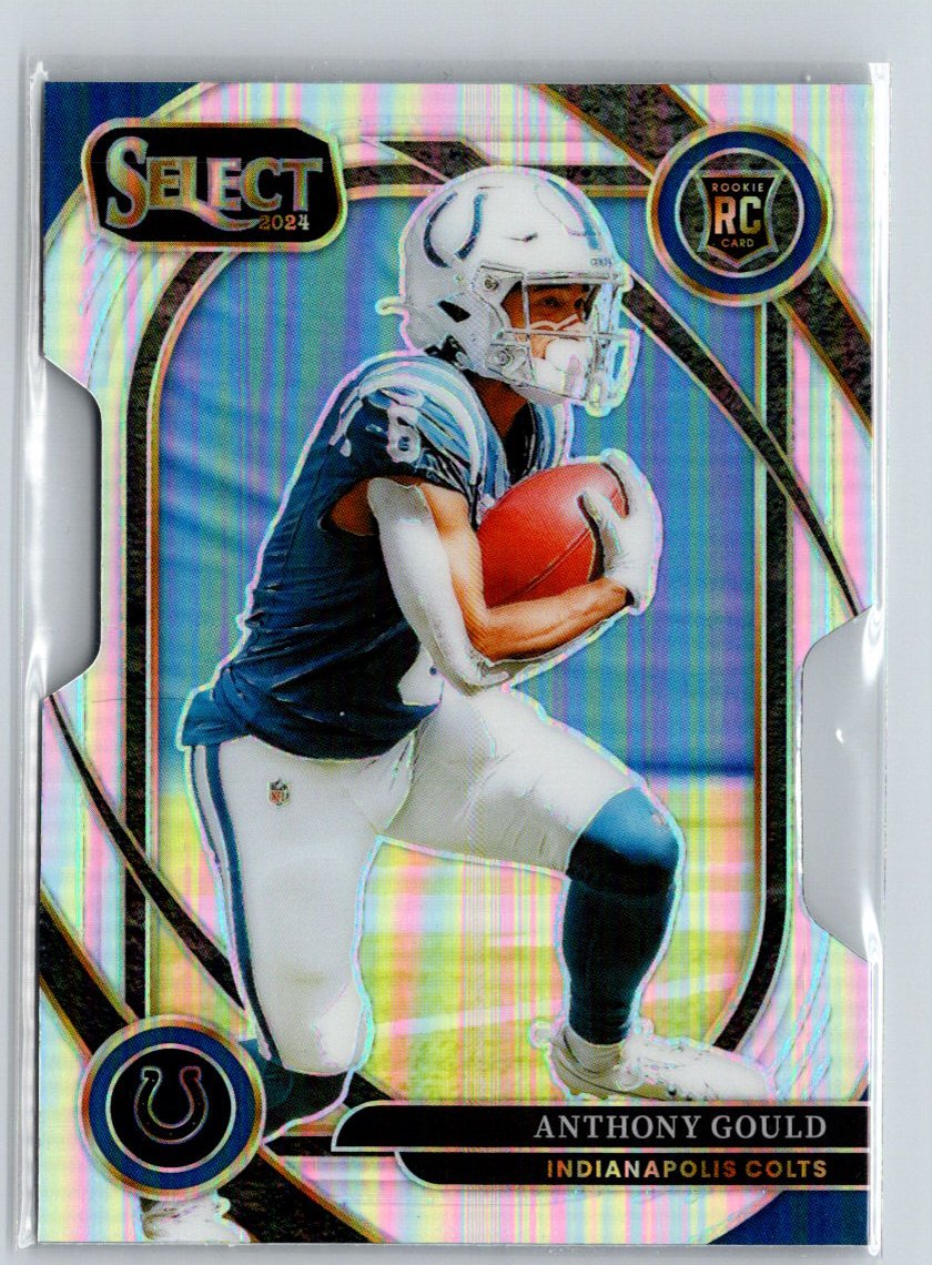 2024 Panini Select #206 Anthony Gould Silver Prizm Die Cut L06