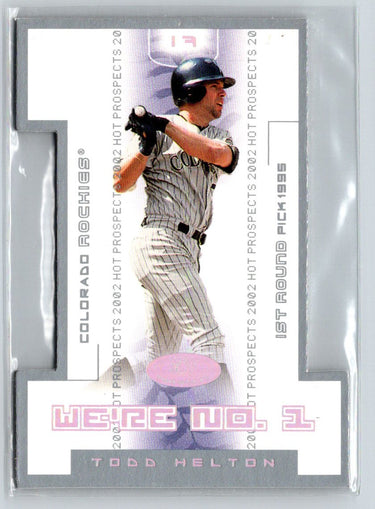 2002 Fleer Hot Prospects #10 WN Todd Helton We're No. 1 L07