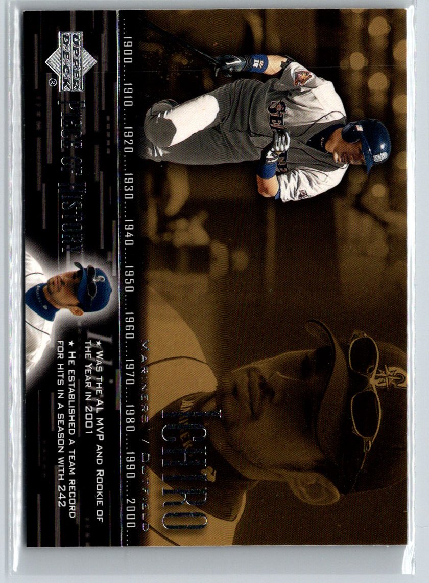 2002 Upper Deck Piece of History #13 Ichiro Suzuki L07