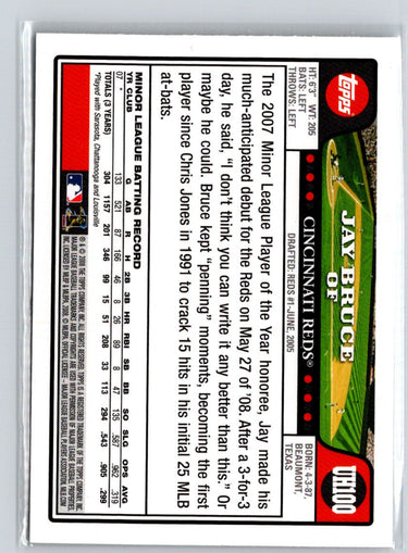 2008 Topps Updates & Highlights #UH100 Jay Bruce L07