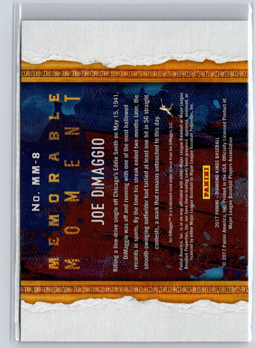 2017 Panini Diamond Kings #MM-8 Joe DiMaggio Memorable Moment L08