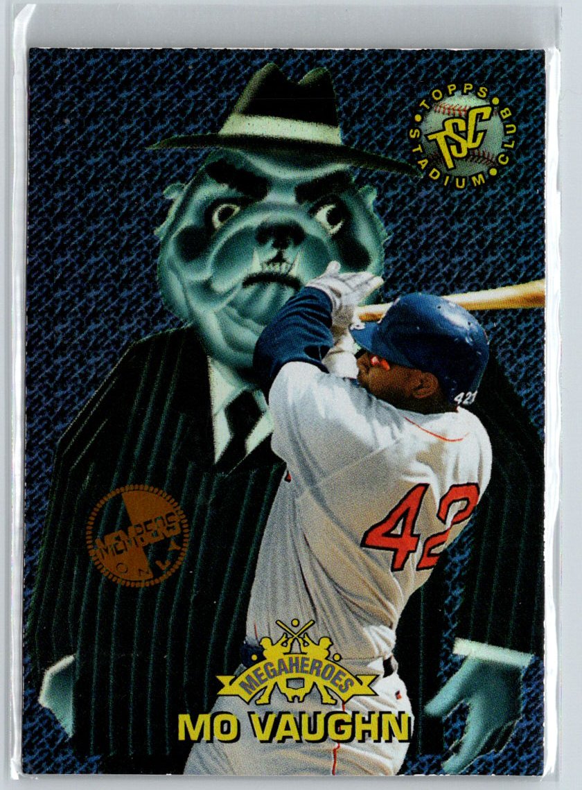 1996 Stadium Club #MH10 Mo Vaughn Mega Heroes L08
