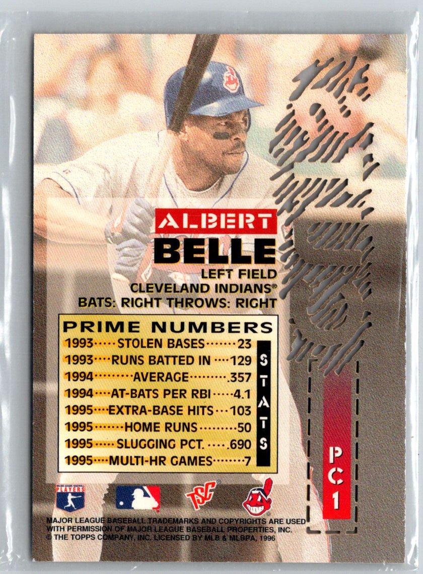 1996 Stadium Club - Members Only Factory Set #PC1 Albert Belle L08