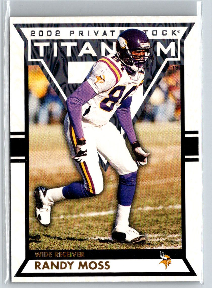 2002 Pacific Private Stock Titanium #57 Randy Moss Retail L09