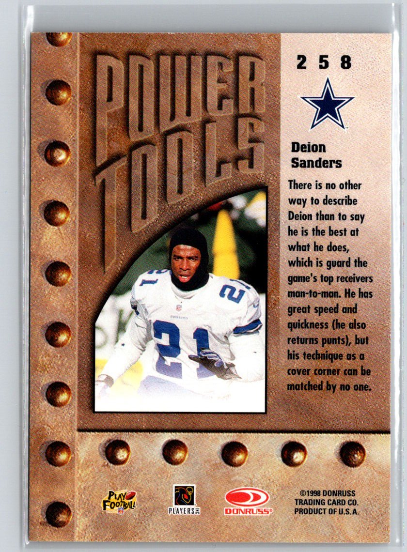 1998 Leaf Rookies & Stars #258 Deion Sanders L09