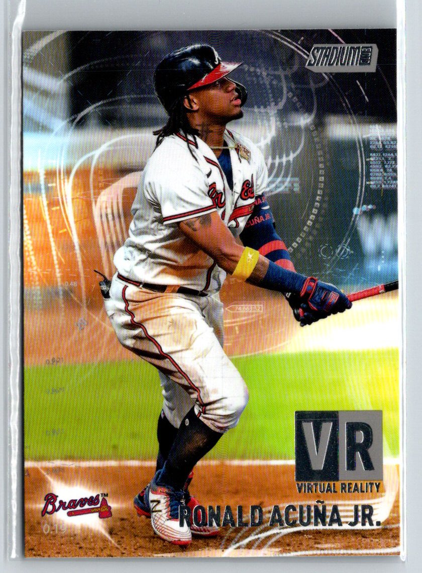 2021 Stadium Club #VR-7 Ronald Acuña Jr. Virtual Reality L09