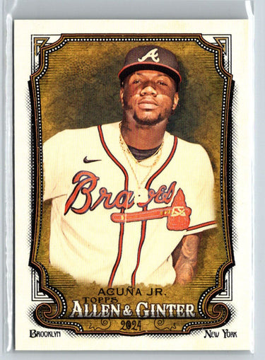 2024 Topps Allen & Ginter - Silver Portrait #20 Ronald Acuña Jr. L09