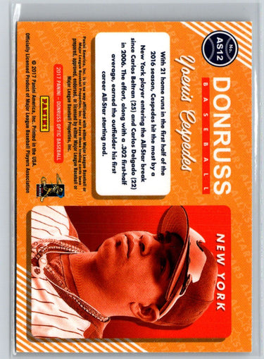 2017 Donruss Optic #AS12 Yoenis Cespedes All Stars L10