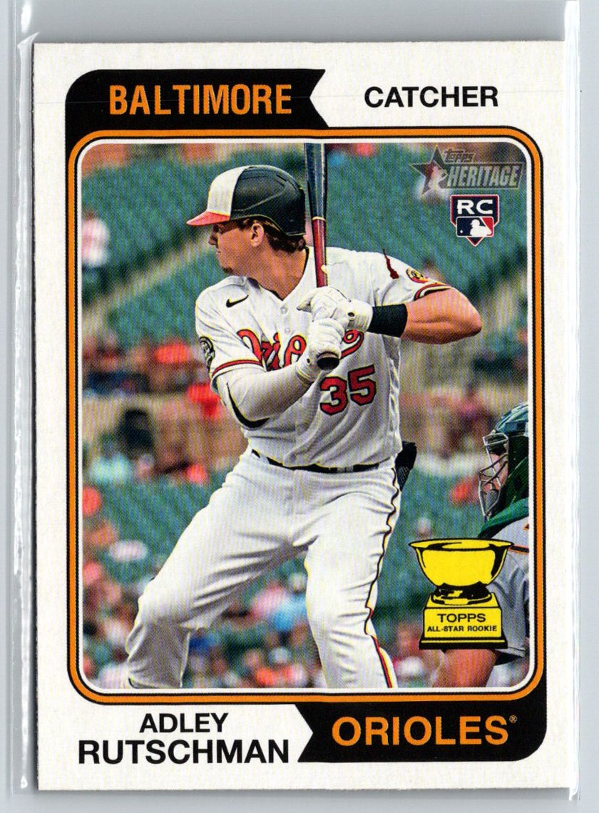 2023 Topps Heritage #7 Adley Rutschman L10