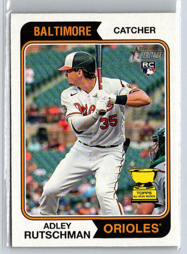 2023 Topps Heritage #7 Adley Rutschman L10