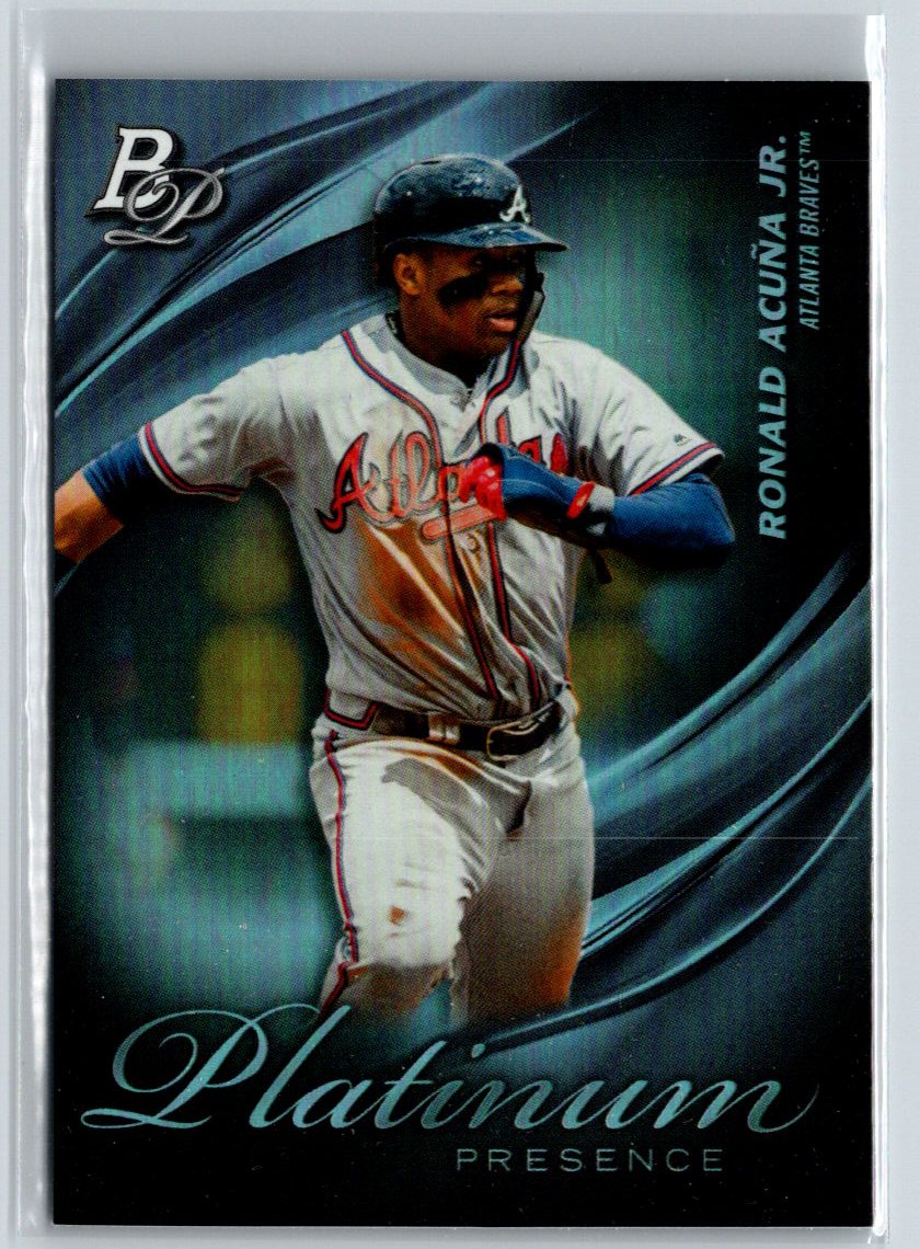 2019 Bowman Platinum #PP-20 Ronald Acuña Jr. Platinum Presence L11