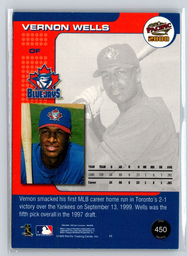 2000 Pacific #450 Vernon Wells Copper #/99 L12
