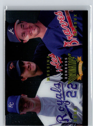 1995 Donruss #1 David Cone / Mike Mussina Greg Maddux Dominators L12